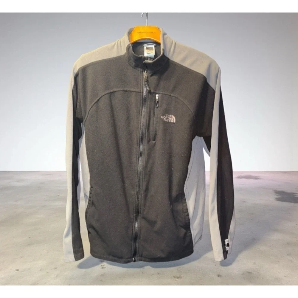 y2k 2000's The North Face Fleece Zip‎ Up Jacket Mens Medium